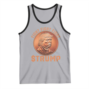 Trump Bitcoin 2025 Tank Top 47th President Coin Cryptocurrency TS02 Athletic Heather Black Print Your Wear