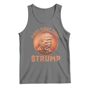 Trump Bitcoin 2025 Tank Top 47th President Coin Cryptocurrency TS02 Black Heather Print Your Wear