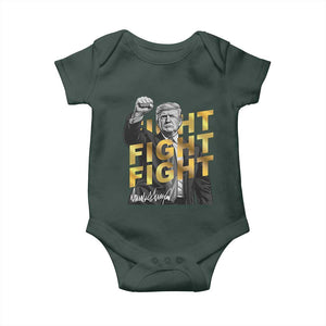 Trump Bitcoin Baby Onesie President Trump Iconic Signature Pose Meme Coin TS02 Print Your Wear