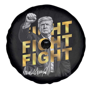 Trump Bitcoin Spare Tire Cover President Trump Iconic Signature Pose Meme Coin TS02 Print Your Wear