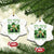 Funny St Patrick's Day Trump Ceramic Ornament Make America Lucky Again TS02 Print Your Wear