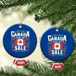 Canada Is Not For Sale Ceramic Ornament TS02 1pc Blue Print Your Wear
