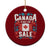 Canada Is Not For Sale Ceramic Ornament TS02 1pc Red Print Your Wear