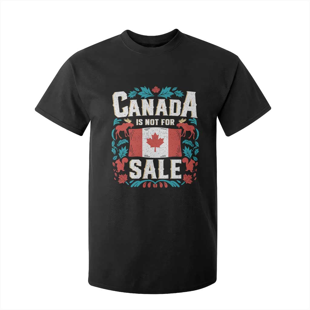 Canada Is Not For Sale T Shirt For Kid TS02 Black Print Your Wear