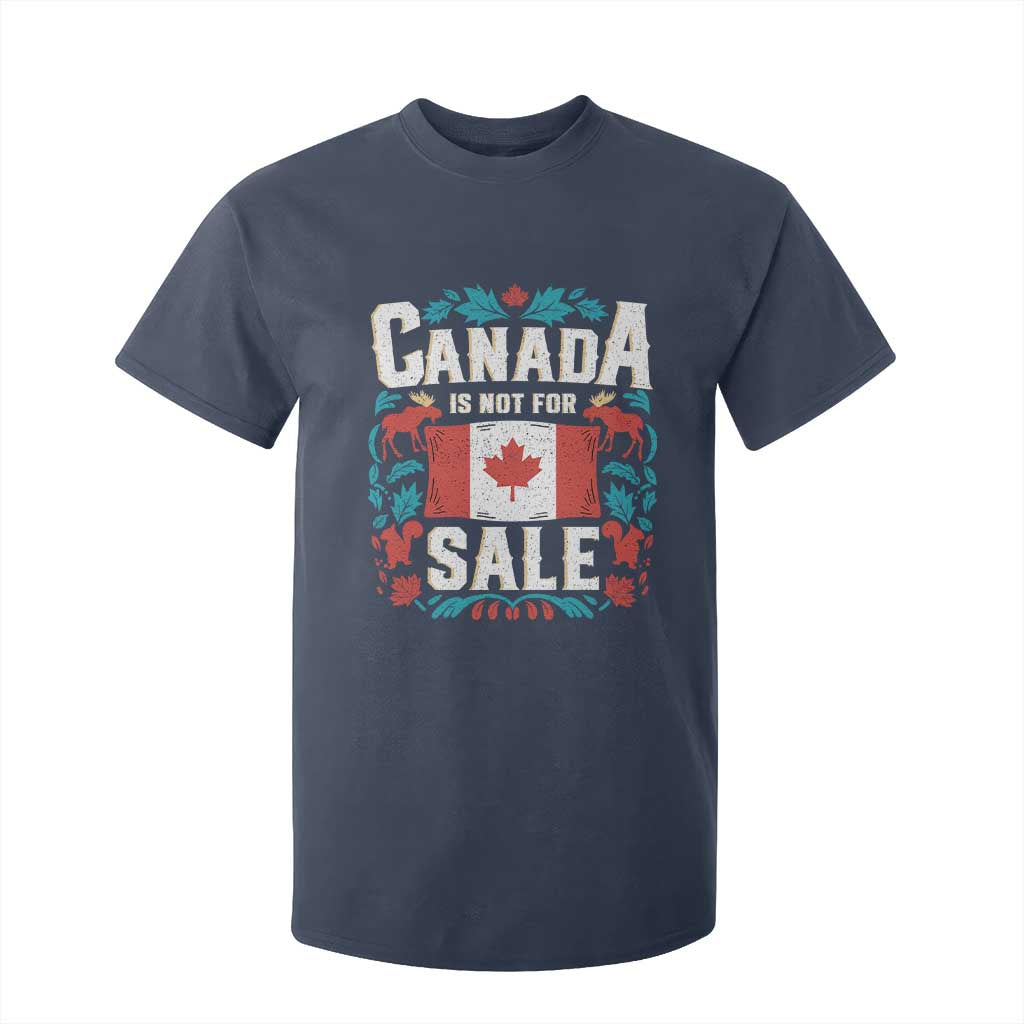 Canada Is Not For Sale T Shirt For Kid TS02 Navy Print Your Wear