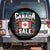 Canada Is Not For Sale Spare Tire Cover TS02 No hole Black Print Your Wear