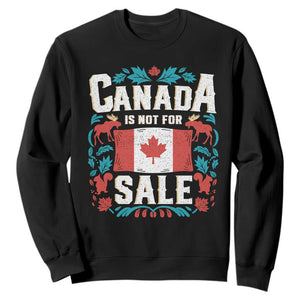 Canada Is Not For Sale Sweatshirt TS02 Black Print Your Wear