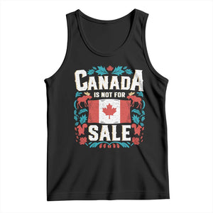 Canada Is Not For Sale Tank Top TS02 Black Print Your Wear