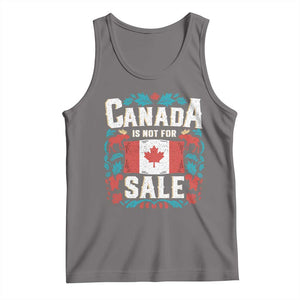 Canada Is Not For Sale Tank Top TS02 Deep Heather Print Your Wear