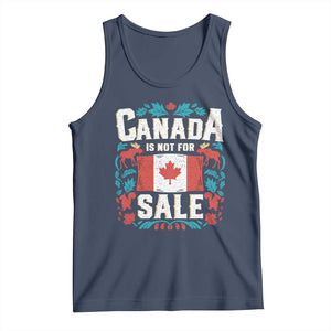 Canada Is Not For Sale Tank Top TS02 Navy Print Your Wear
