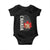 Canada Pride Baby Onesie Maple Leaf Squirrel Canadian Roots TS02 Black Print Your Wear
