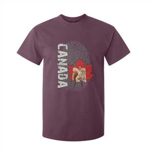 Canada Pride T Shirt For Kid Maple Leaf Squirrel Canadian Roots TS02 Maroon Print Your Wear