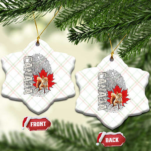 Canada Pride Ceramic Ornament Maple Leaf Squirrel Canadian Roots TS02 Print Your Wear