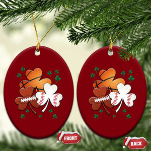 Football Basketball Baseball Shamrock Ceramic Ornament Happy St Patricks Day Sport Lover TS02 Print Your Wear