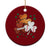 Football Basketball Baseball Shamrock Ceramic Ornament Happy St Patricks Day Sport Lover TS02 1pc Red Print Your Wear