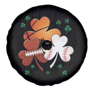 Football Basketball Baseball Shamrock Spare Tire Cover Happy St Patricks Day Sport Lover TS02 Print Your Wear