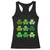 Funny St Patricks Day Skibi Rizz Racerback Tank Top No Cap TS02 Black Print Your Wear
