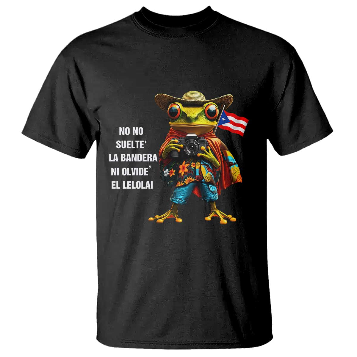 Puerto Rico Coqui' T Shirt Debí Tirar Más Fotos TS02 Black Print Your Wear