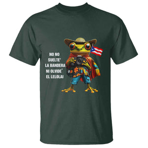 Puerto Rico Coqui' T Shirt Debí Tirar Más Fotos TS02 Dark Forest Green Print Your Wear