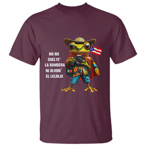 Puerto Rico Coqui' T Shirt Debí Tirar Más Fotos TS02 Maroon Print Your Wear