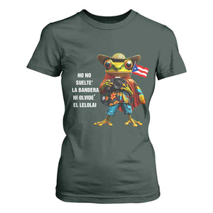 Puerto Rico Coqui' T Shirt For Women Debí Tirar Más Fotos TS02 Dark Forest Green Print Your Wear