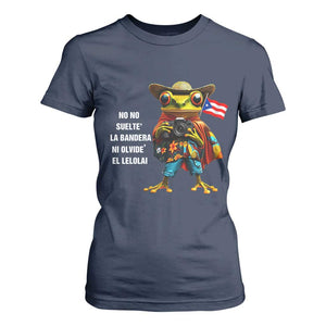 Puerto Rico Coqui' T Shirt For Women Debí Tirar Más Fotos TS02 Navy Print Your Wear