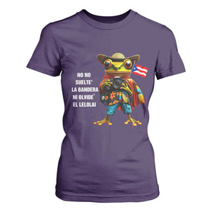 Puerto Rico Coqui' T Shirt For Women Debí Tirar Más Fotos TS02 Purple Print Your Wear