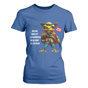 Puerto Rico Coqui' T Shirt For Women Debí Tirar Más Fotos TS02 Royal Blue Print Your Wear