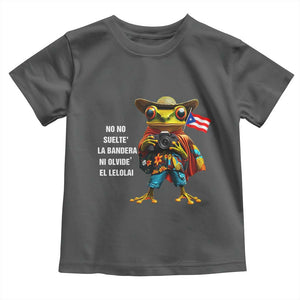 Puerto Rico Coqui' Toddler T Shirt Debí Tirar Más Fotos TS02 Dark Heather Print Your Wear