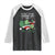 Funny St Patrick's Day Trump Raglan Shirt Lucky To Be American 2025 TS02 Black White Print Your Wear