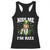 Funny St Patrick's Day Trump Racerback Tank Top Kiss Me I'm Rizz TS02 Black Print Your Wear