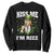Funny St Patrick's Day Trump Sweatshirt Kiss Me I'm Rizz TS02 Black Print Your Wear