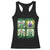 Funny St Patrick's Day Trump Racerback Tank Top Make America Lucky Again Shamrock Retro TS02 Black Print Your Wear