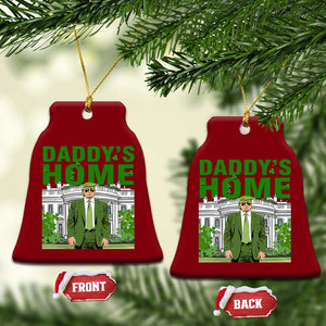 Funny St Patrick's Day Trump Ceramic Ornament Daddy's Home White House TS02 Print Your Wear