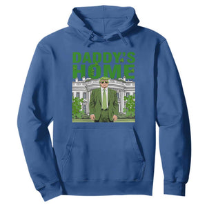 Funny St Patrick's Day Trump Hoodie Daddy's Home White House TS02 Royal Blue Print Your Wear