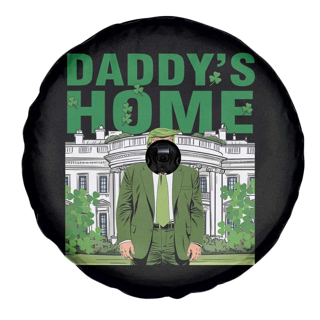 Funny St Patrick's Day Trump Spare Tire Cover Daddy's Home White House TS02 Print Your Wear