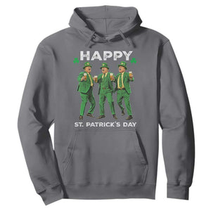 Funny St Patrick's Day Trump Hoodie Dancing Saint Patrick TS02 Charcoal Print Your Wear