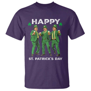 Funny St Patrick's Day Trump T Shirt Dancing Saint Patrick TS02 Purple Print Your Wear