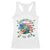 Funny St Patrick's Day Trump Racerback Tank Top Shamrockin in The USA Funny TS02 White Print Your Wear