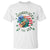 Funny St Patrick's Day Trump T Shirt Shamrockin in The USA Funny TS02 White Print Your Wear