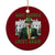Funny St Patrick's Day Trump Ceramic Ornament Make America Lucky Again Shamrock TS02 1pc Red Print Your Wear