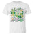 Teachers St Patrick's Day T Shirt One Lucky Teacher Retro Groovy TS02 White Print Your Wear