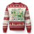 Teachers St Patrick's Day Knit Sweatshirt One Lucky Teacher Retro Groovy TS02 Red Print Your Wear