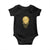 Golden Basketball Hoop Baby Onesie Trophy Game Player Coach Sports Lover TS02 Black Print Your Wear