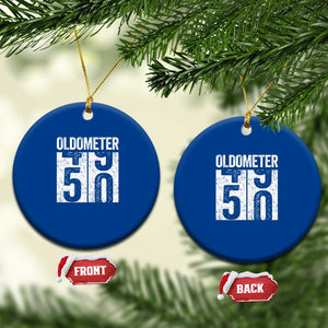 Oldometer 50 Birthday Ceramic Ornament Funny Vintage Aged to Perfection TS02 1pc Blue Print Your Wear