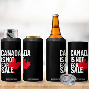Canada Is Not For Sale 4 in 1 Can Cooler Tumbler Distressed Vintage Canadian Maple Leaf TS02 Print Your Wear