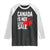 Canada Is Not For Sale Raglan Shirt Distressed Vintage Canadian Maple Leaf TS02 Black White Print Your Wear