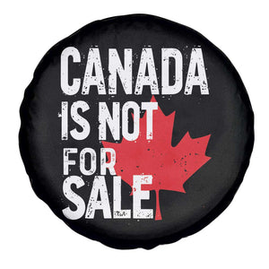 Canada Is Not For Sale Spare Tire Cover Distressed Vintage Canadian Maple Leaf TS02 Print Your Wear