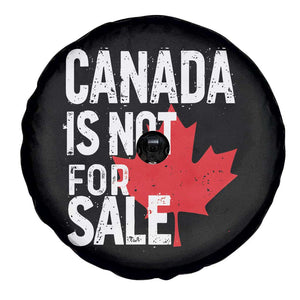 Canada Is Not For Sale Spare Tire Cover Distressed Vintage Canadian Maple Leaf TS02 Print Your Wear