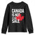 Canada Is Not For Sale Youth Sweatshirt Distressed Vintage Canadian Maple Leaf TS02 Black Print Your Wear